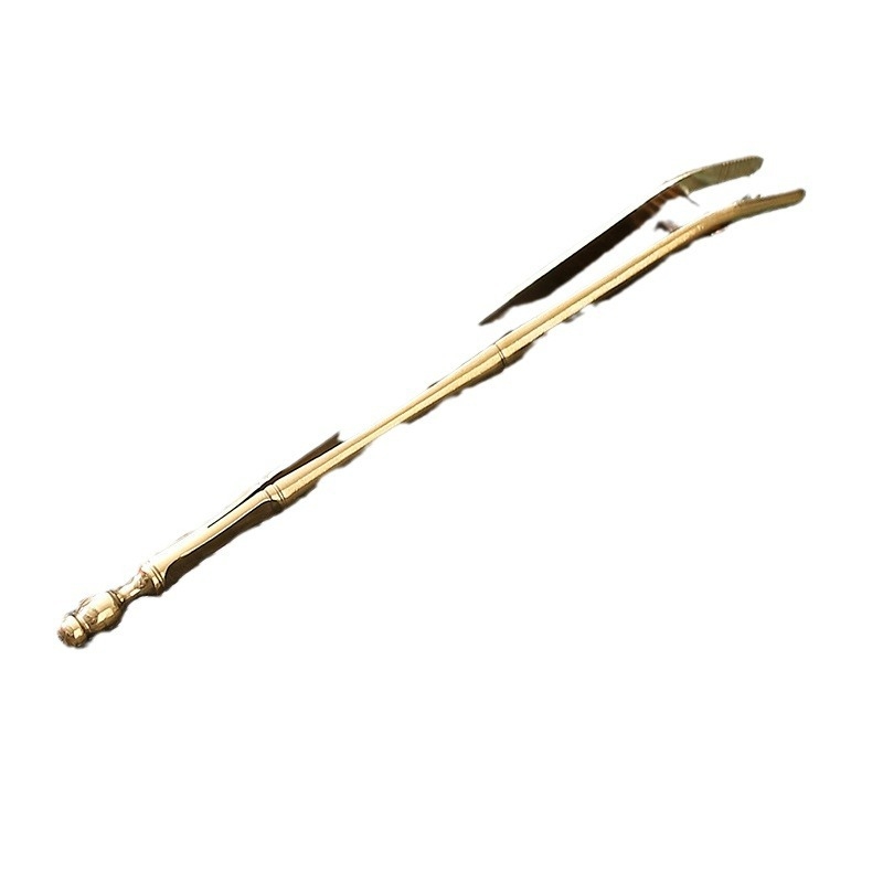 Accesorii pentru ceremonia ceaiului Kung Fu: clip pentru tava de ceai, clește pentru ceai, ceașcă de ceai, lemn, alamă și cupru – detalii