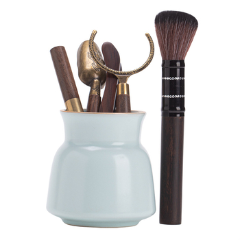 Six Gentlemen Set de instrumente pentru ceremonia ceaiului — ceramic pentru uz casnic, accesorii de ceai cu clip pentru ceai și tub pentru ceai