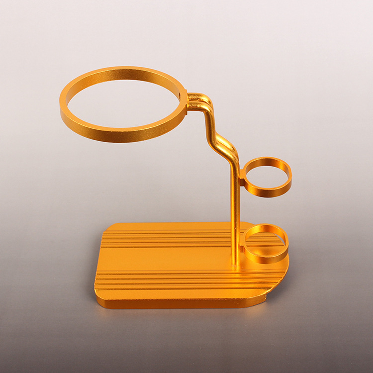 Suport pentru ceai din aliaj de aluminiu pentru ceașcă de sticlă, filtru și clips pentru ceai