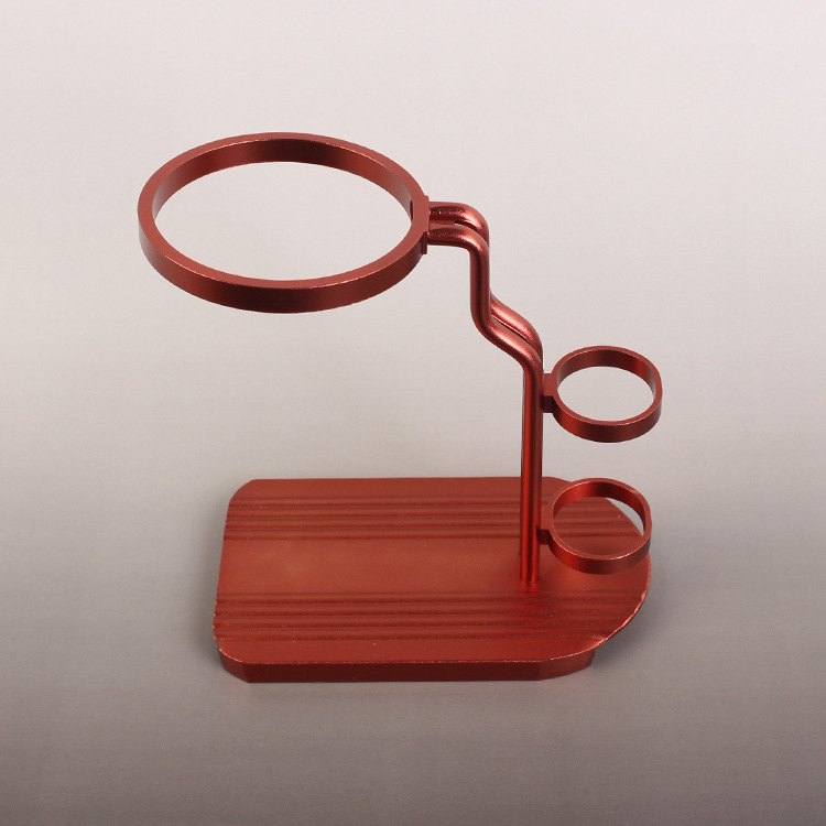 Suport pentru ceai din aliaj de aluminiu pentru ceașcă de sticlă, filtru și clips pentru ceai