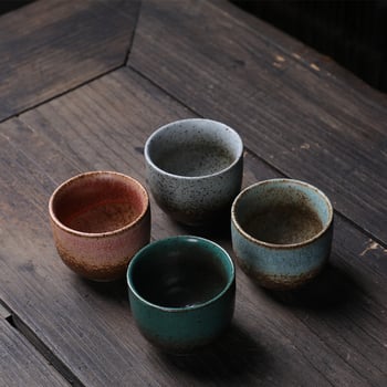 Ceșă Kungfu pentru ceai, ceramică vintage, stil japonez, pentru uz casnic și în aer liber