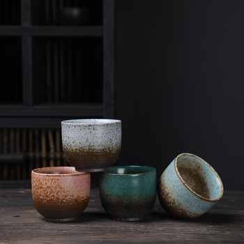 Ceșă Kungfu pentru ceai, ceramică vintage, stil japonez, pentru uz casnic și în aer liber