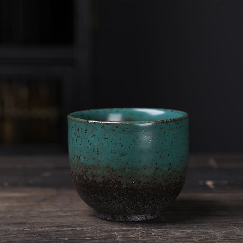 Ceșă Kungfu pentru ceai, ceramică vintage, stil japonez, pentru uz casnic și în aer liber