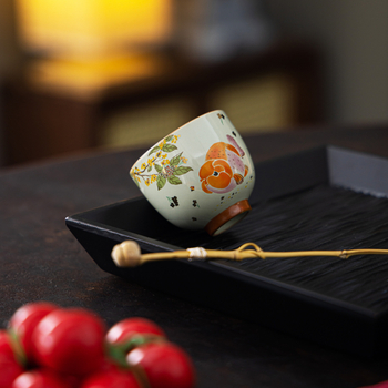 Ash Goldfish ceașcă de ceai, ceramică, pentru Gongfu ceai, ceașcă unică, în stilul Nou Chinezesc pentru salonul de ceai