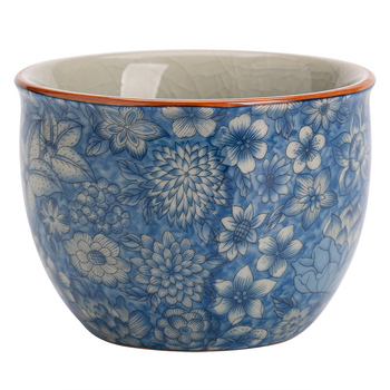 Ceașcă de ceai din porțelan Ru Kiln cu model floral, pentru uz casnic, ceașcă de degustare a ceaiului, de înaltă calitate