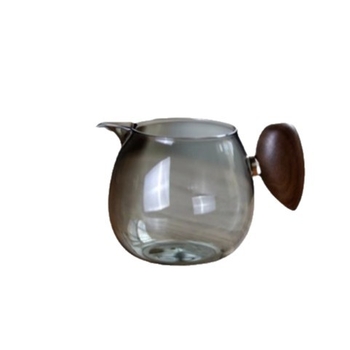 Set Gongfu de ceai din sticlă borosilikată rezistentă la temperatură, cupă fair cup, stil japonez, divizor de ceai pentru distribuție uniformă