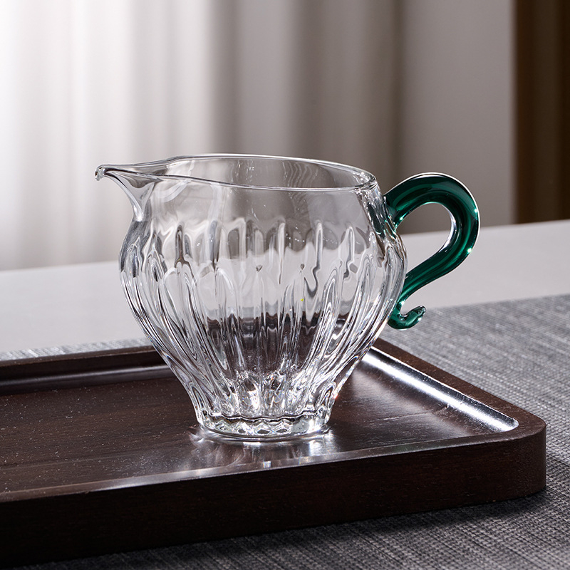 Ceainic din sticlă borosilicată, rezistent la temperaturi, separator pentru ceai, set de ceai elegant