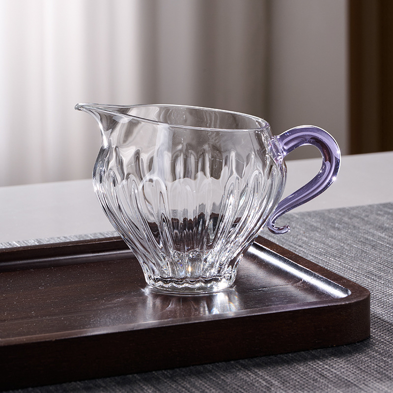 Ceainic din sticlă borosilicată, rezistent la temperaturi, separator pentru ceai, set de ceai elegant