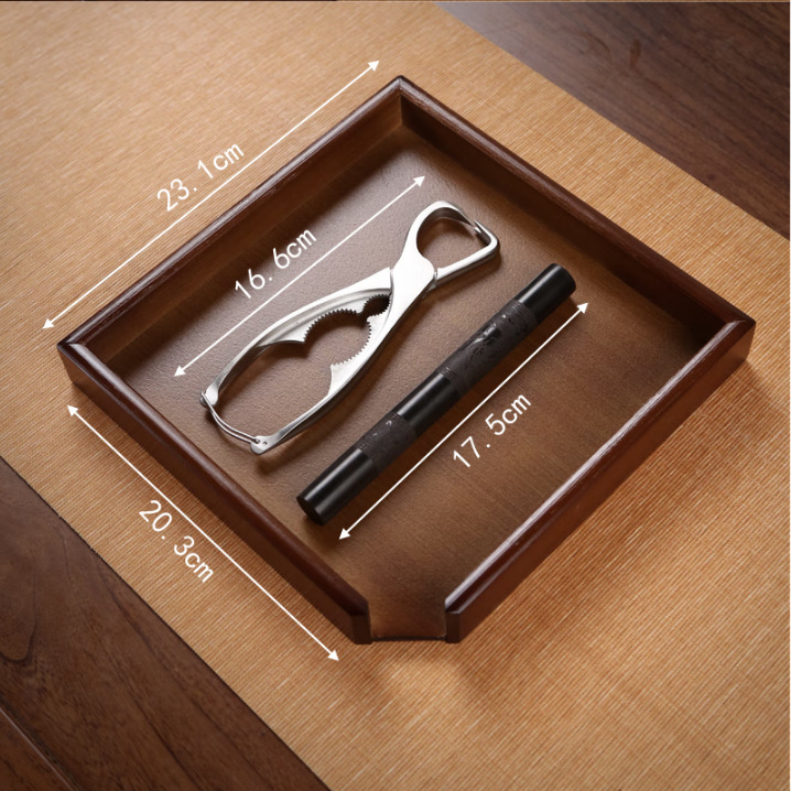 Set de accesorii pentru ceai din oțel inoxidabil 304: cuțit pentru ceai, ac pentru ceai, clește pentru ceai și deschizător pentru blocuri Pu'er – ceremonie de ceai