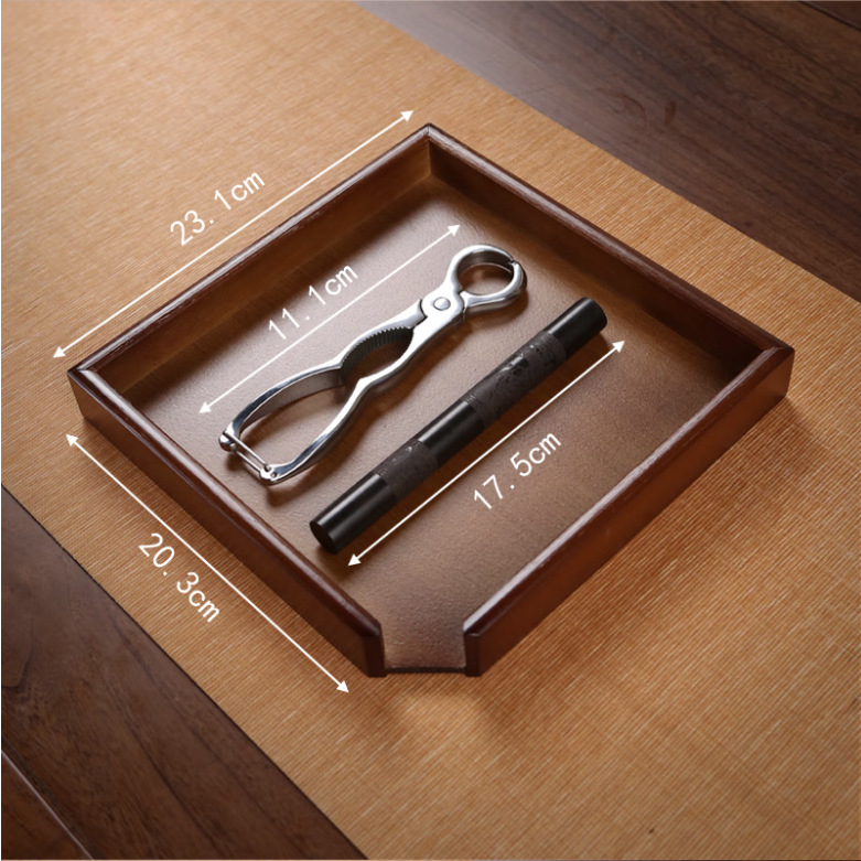 Set de accesorii pentru ceai din oțel inoxidabil 304: cuțit pentru ceai, ac pentru ceai, clește pentru ceai și deschizător pentru blocuri Pu'er – ceremonie de ceai