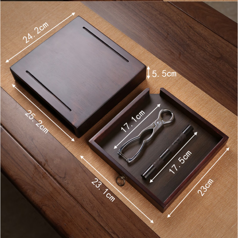 Set de accesorii pentru ceai din oțel inoxidabil 304: cuțit pentru ceai, ac pentru ceai, clește pentru ceai și deschizător pentru blocuri Pu'er – ceremonie de ceai