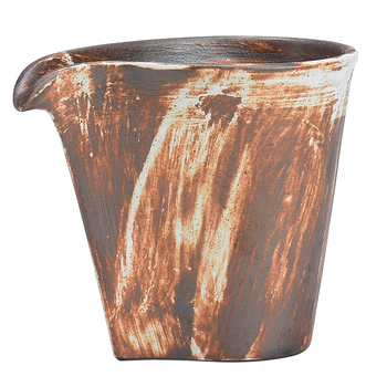 Ceai japonez, stil wabi-sabi, ceramică rustică pentru ceremonie Gongfu, set de ceai cu cană și decantor în formă de picătură