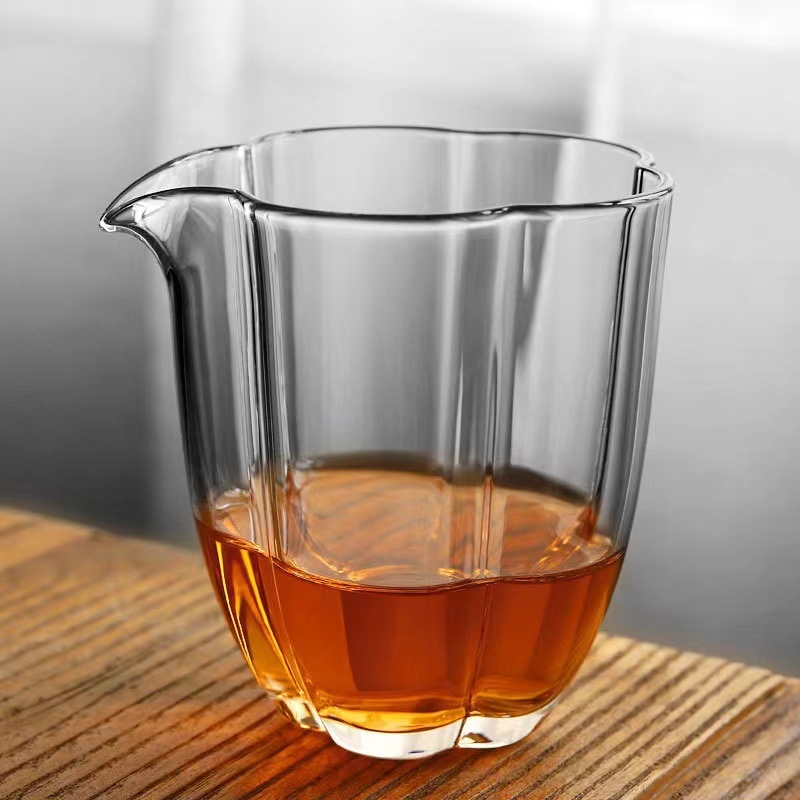 Sticlă borosilicată înaltă, recipient pentru distribuția ceaiului cu debit uniform, stil japonez pentru uz casnic, cană rezistentă la temperatură, set Gongfu de ceai