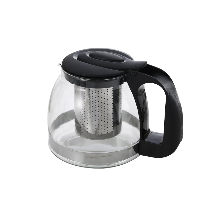 Ceainic din sticlă, rezistent la temperaturi înalte, pentru ceai cu flori, ceainic multifuncțional cu filtru din oțel inoxidabil