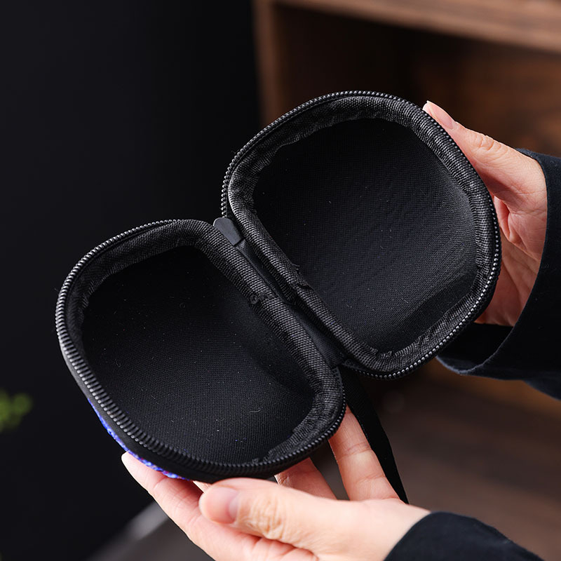 Geantă brocat pentru ceașca de ceai – spațiu de depozitare portabil mic pentru ceașcă și accesorii pentru ceremonia ceaiului