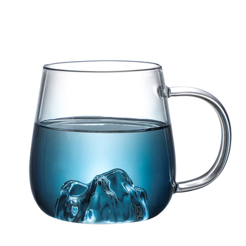 Ceainic din sticlă borosilicată, capac mare, capac din silicon, design modern, pentru uz casnic