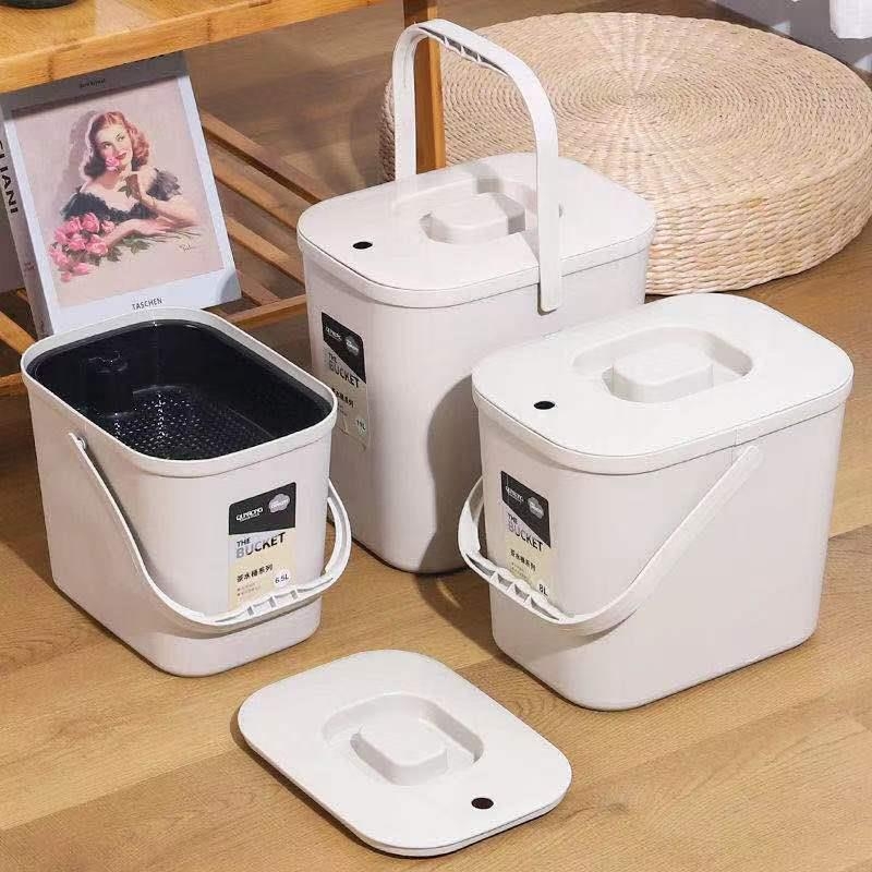 Coș pătrat pentru resturi de ceai, capacitate mare, cu separator de zaț și filtru pentru ceremonia Gongfu