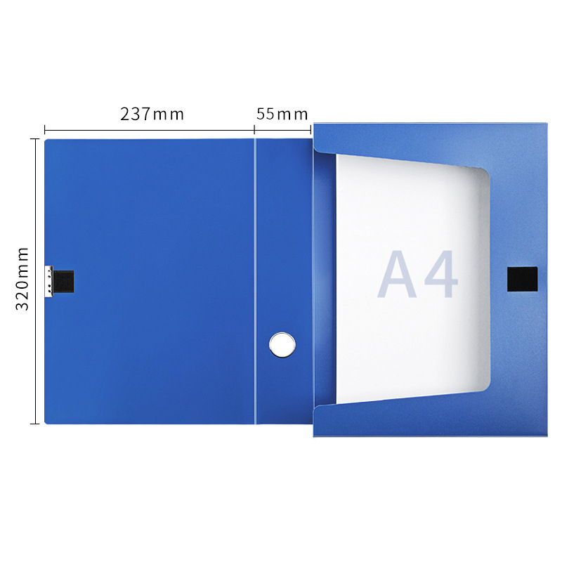GuangBo cutie din plastic pentru dosare A4, modele A88024/A88025