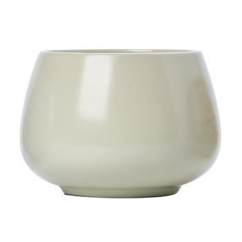 Vas ceramic Ru Kiln pentru spălarea ceaiului – accesorii ceremoniei de ceai, în stil retro