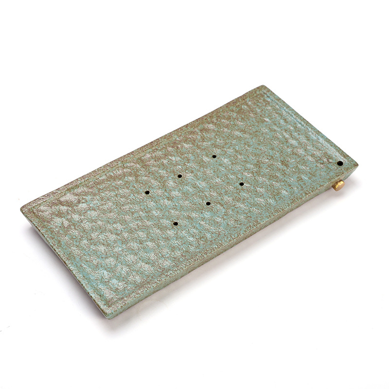 Tavă ceramică de ceai în stil japonez cu rezervor de apă, formă dreptunghiulară, pentru uz casnic