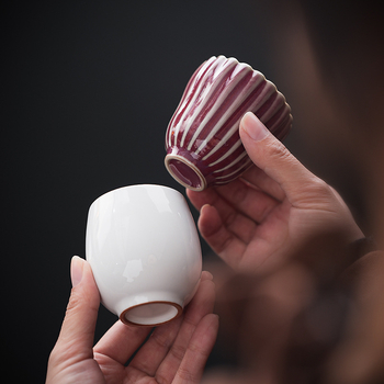 Set de ceai din ceramică, cinci cuptoare ceramice celebre – ceașcă principală, ceașcă individuală pentru degustare, cutie cadou pentru clienți