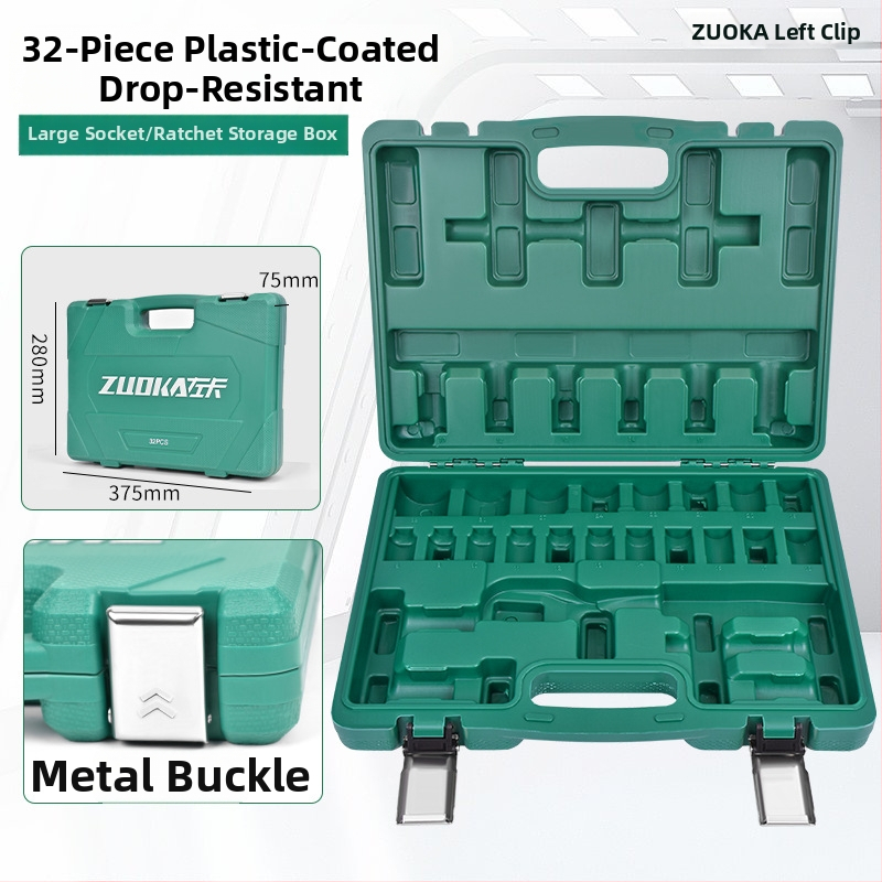 Cutie de unelte din plastic cu set de chei cu soclu Xiafei pentru reparații auto