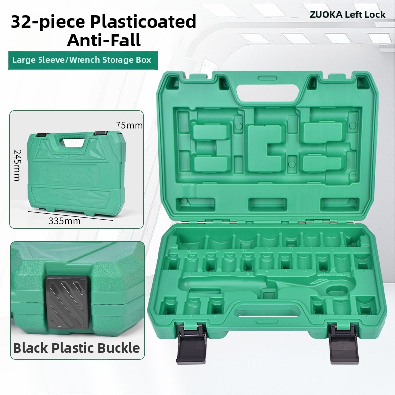 Cutie de unelte din plastic cu set de chei cu soclu Xiafei pentru reparații auto