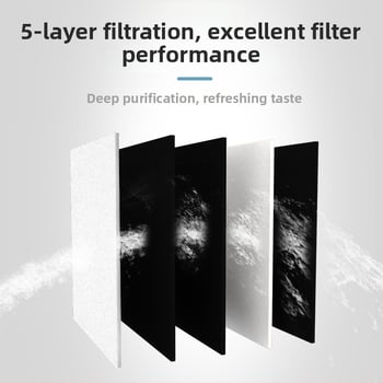 Filtr filtra vodného čističa, 3-portové rýchle pripojenie, päťstupňová ultrafiltrácia s integrovaným PP bavlneným filtrom