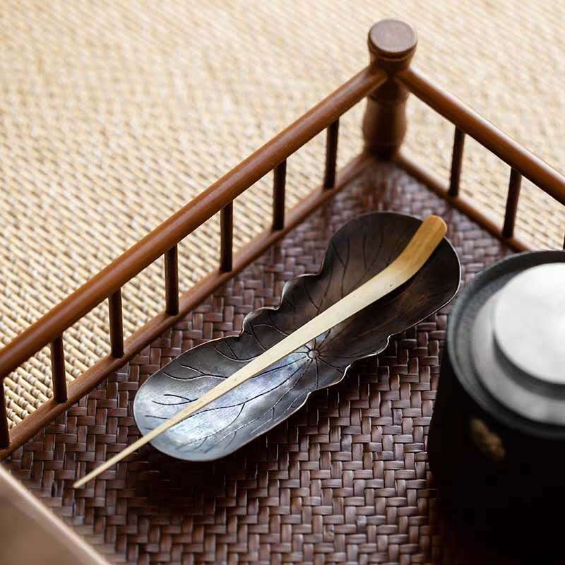 Linguriță de ceai din cupru, stil japonez, accesorii Zen pentru ceai, uz casnic