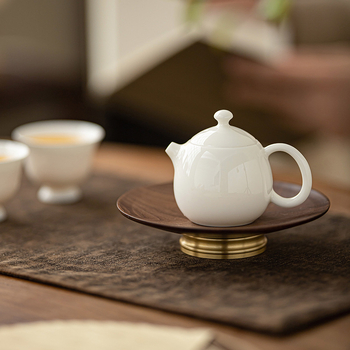 Haolan ceainic din porțelan alb, cu filtru – set Kung Fu pentru ceai, ceainic ceramic pentru uz casnic, stil chinezesc retro creativ