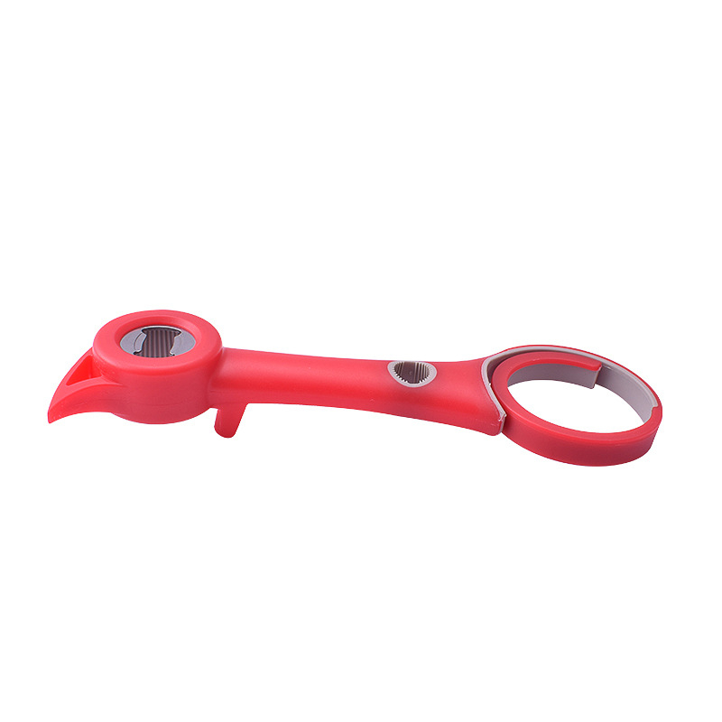 Deschizător multifuncțional pentru sticle și conserve, deschizător de capace, gadget de bucătărie șase în unu