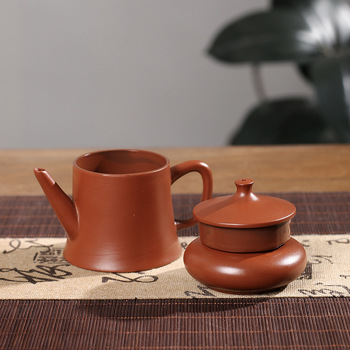 Set suport pentru capac de ceai din lut purpuriu, lucrat manual, accesorii Kung Fu Tea și animale de ceai