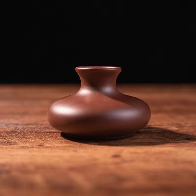Set suport pentru capac de ceai din lut purpuriu, lucrat manual, accesorii Kung Fu Tea și animale de ceai