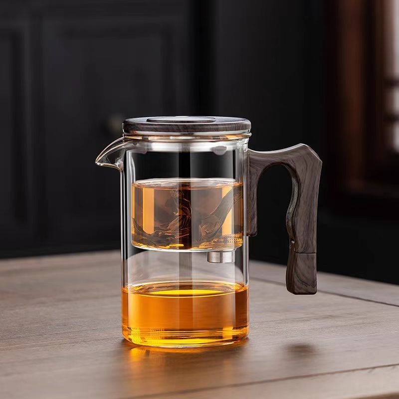 Ceașcă magnetică fără tijă pentru birou — sticlă borosilikat rezistentă la căldură, 550 ml