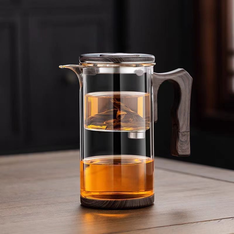 Ceașcă magnetică fără tijă pentru birou — sticlă borosilikat rezistentă la căldură, 550 ml