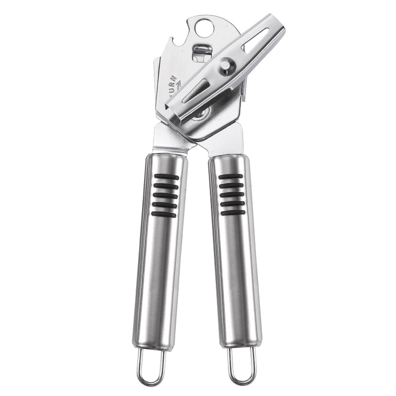 Deschizător pentru conserve și sticle din oțel inoxidabil – manual, robust, 3 în 1