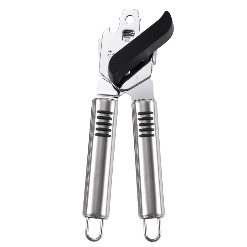 Deschizător pentru conserve și sticle din oțel inoxidabil – manual, robust, 3 în 1