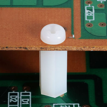 M2.5 șurub din nailon cu cap rotund, șurub cu cap cruce (Phillips), piuliță din nailon, șurub izolant din plastic