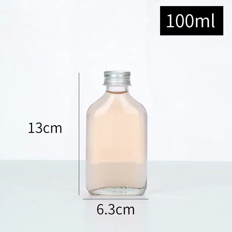100 ml plosnata staklena boca; 250 ml boca za mliječni čaj; boca za kavu; boca za sok; prazna staklena boca s mogućnošću otiska logotipa