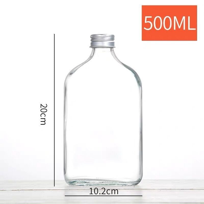 100 ml plosnata staklena boca; 250 ml boca za mliječni čaj; boca za kavu; boca za sok; prazna staklena boca s mogućnošću otiska logotipa