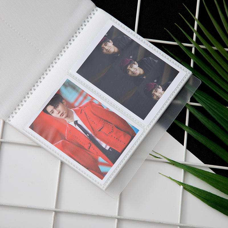 Album foto minimalist pentru fotografii de 3–7 inci și carduri de bilete