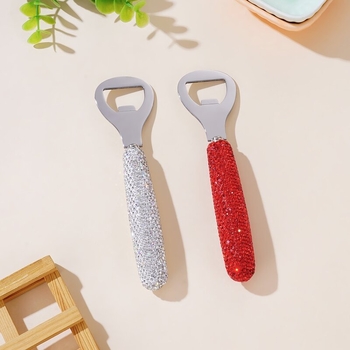 Deschizător de sticle pentru bere din oțel inoxidabil, cu diamante, stil nordic INS, lux