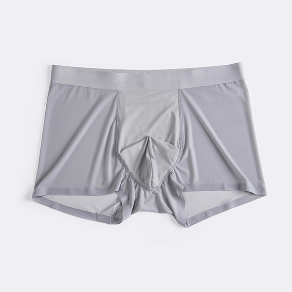5XL besprijekorne muške bokserice za ljeto, Ice Silk tkanina, prozirni mrežasti dizajn, ultra tanke, dišuće