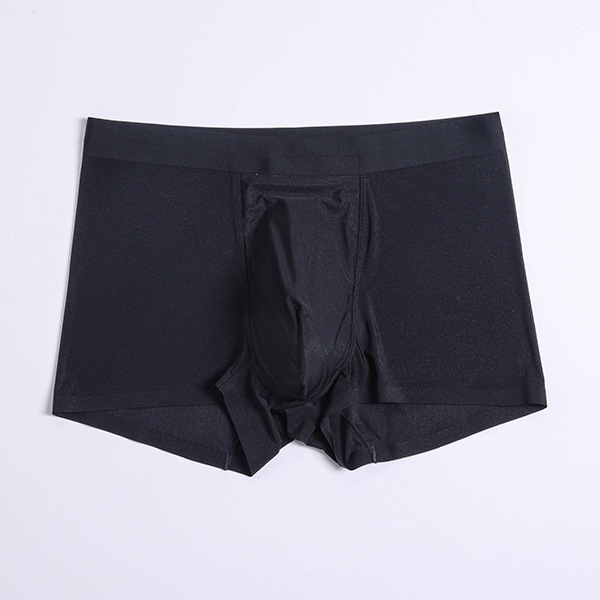 5XL besprijekorne muške bokserice za ljeto, Ice Silk tkanina, prozirni mrežasti dizajn, ultra tanke, dišuće