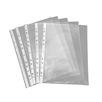 Meiluo dosar transparent PVC cu 11 găuri pentru A4 — dosar impermeabil pentru documente cu inserare de pagini