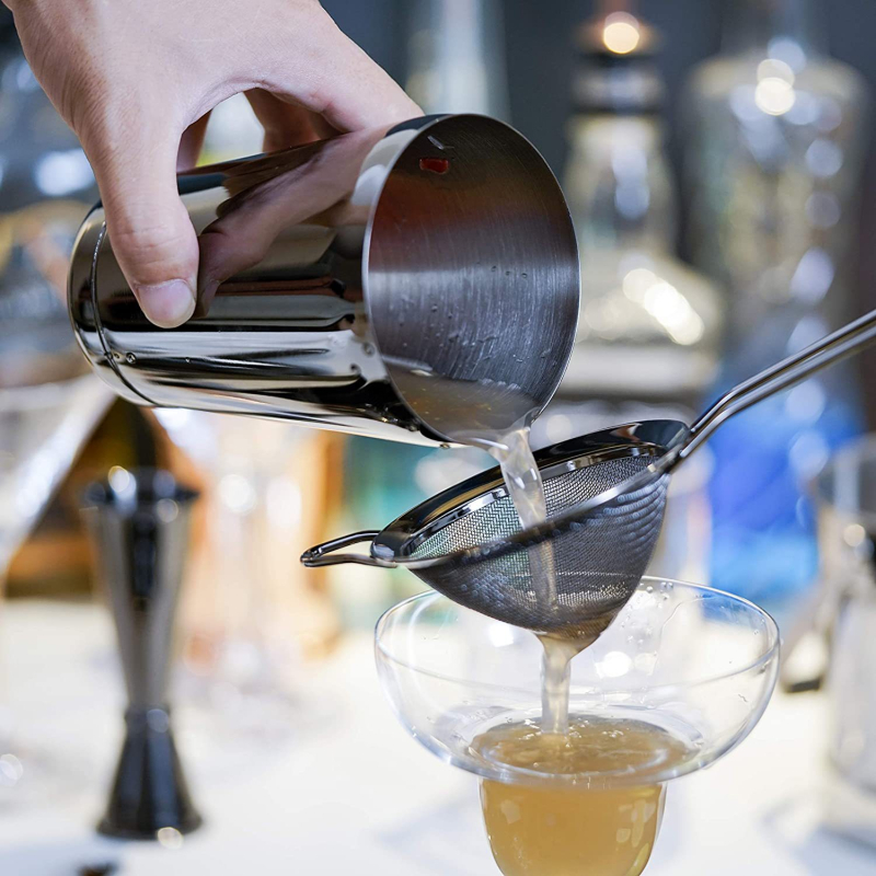 Set Boston din oțel inoxidabil multicolor pentru cocktailuri, shaker și instrumente de bar, 14 piese