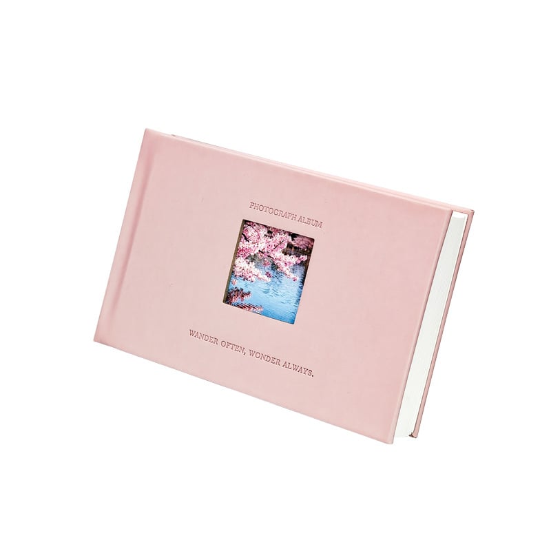 Album foto Polaroid cu compartimente pentru carduri și pagini inserabile, un album de amintiri elegant