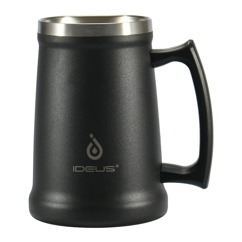 IDUES pahar de bere din oțel inoxidabil 304, 700 ml, cu mâner, stil nordic