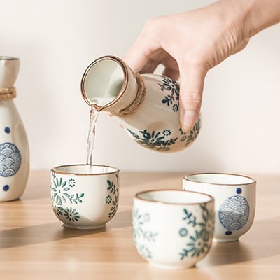 Cupe ceramice în stil chinezesc pentru lichior și sake, cupe mici de vin, pahare ceramice pentru băut