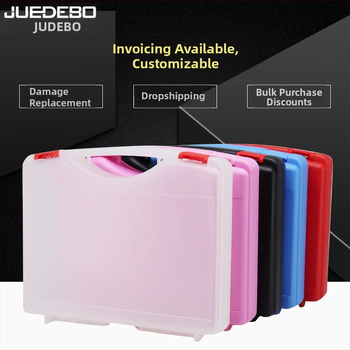 Cutie de instrumente portabilă din plastic PP, organizator impermeabil pentru piese și accesorii, compatibil cu cutie de depozitare pentru burete